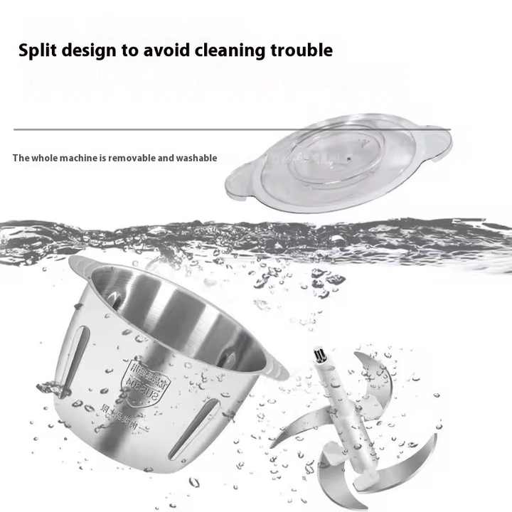 Hot Selling 2L3L5L Stainless Steel-مفرمة لحم وتقطيع