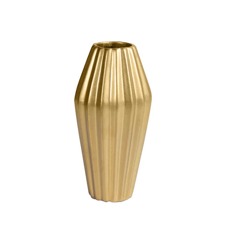 Merlin Petal Vase Living Room Golden Flower Vase Home Decor Modern Luxury Small Vase Light