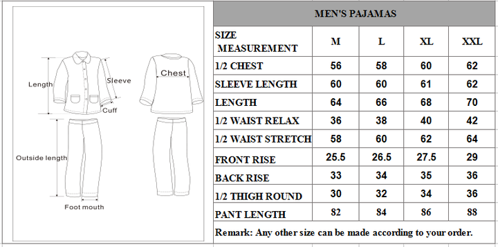 Factory Custom Men's Pajamas, Thick Winter Fleece Pajamas