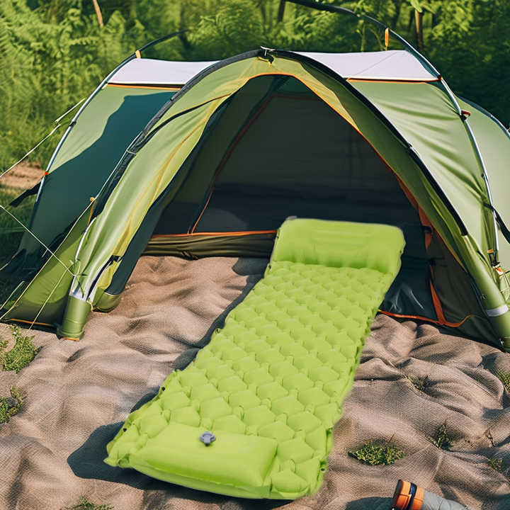 مرتبة نوم خفيفة الوزن وقابلة للطي . Lightweight, foldable sleeping mattress