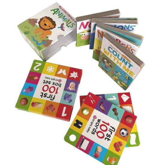 Children's cardboard story books