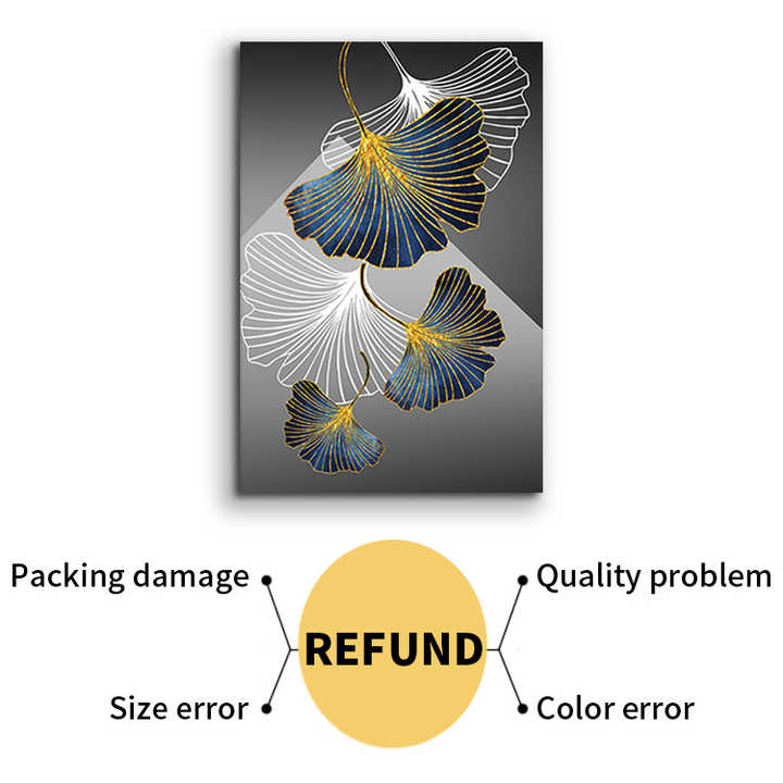 لوحات فنية بتصميم حديث على قماش الكتان ديكور