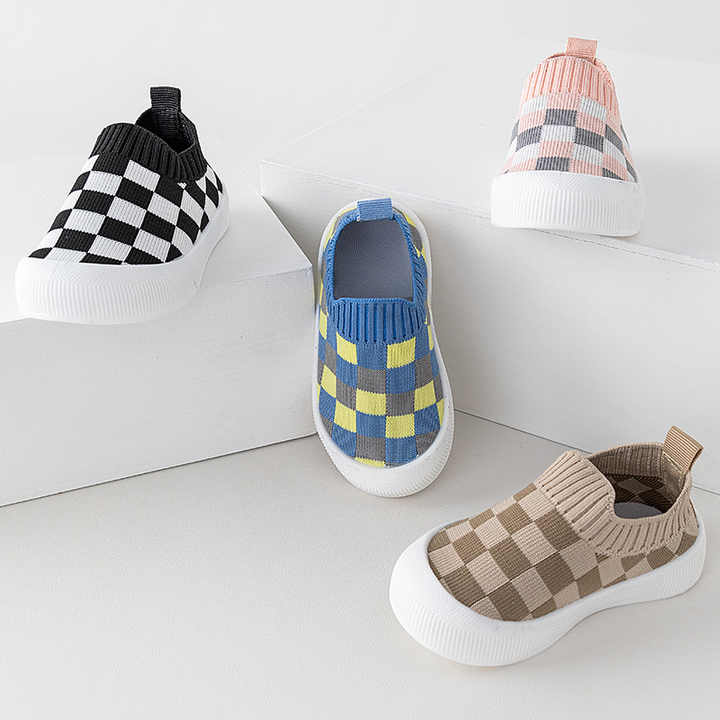 Girls' soft cotton flat shoes