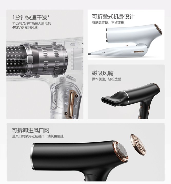 High Speed Wireless Hair Dryer