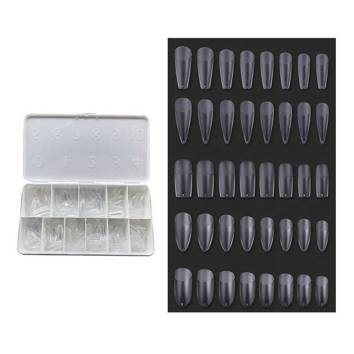 Wholesale Gel X Nail Tip Box -صندوق أطراف أظافر