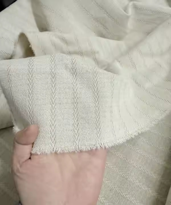 Cotton Fabric for Bed Linen- قماش جاكار قطني 325 جرامًا للمتر المربع للأريكة