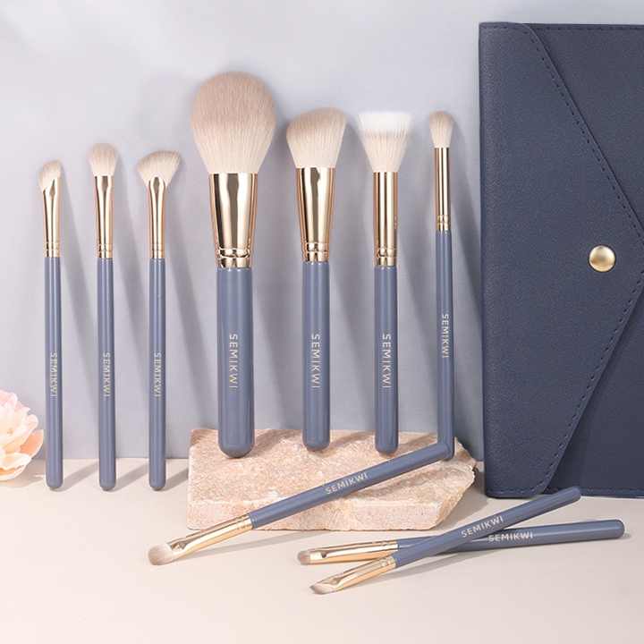 Cosmetic Brush Set Makeup Brush Set High Quality مجموعة أحمر الخدود الفاخرة OEM بشعار خاص، فرشاة مكياج واحد