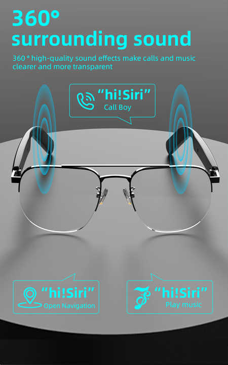 Anti-blue light smart glasses for men and women