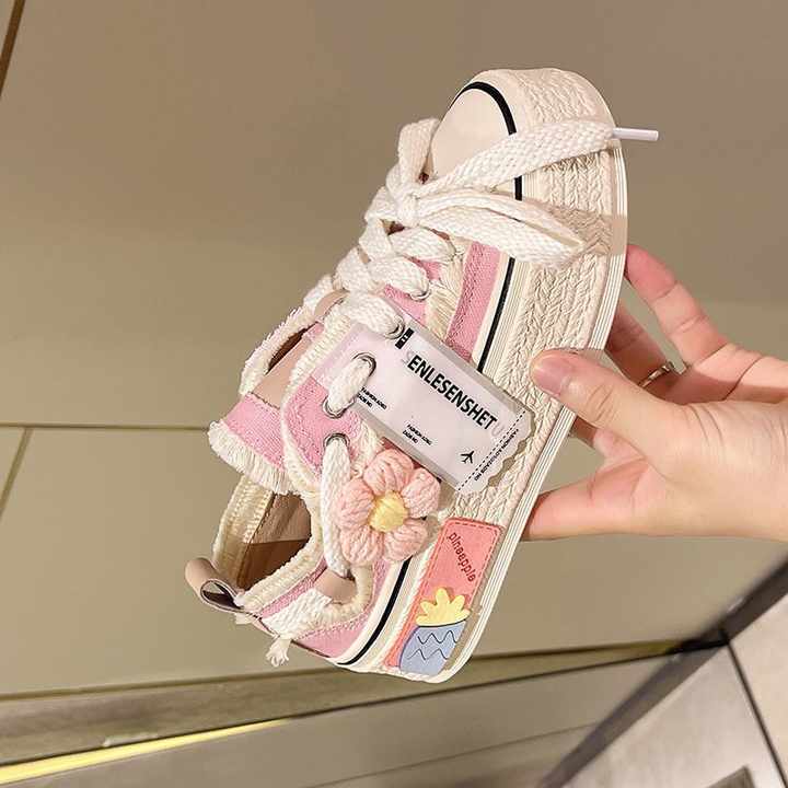  Summer Lace-up Breathable Shoes-حذاء الرياضه
