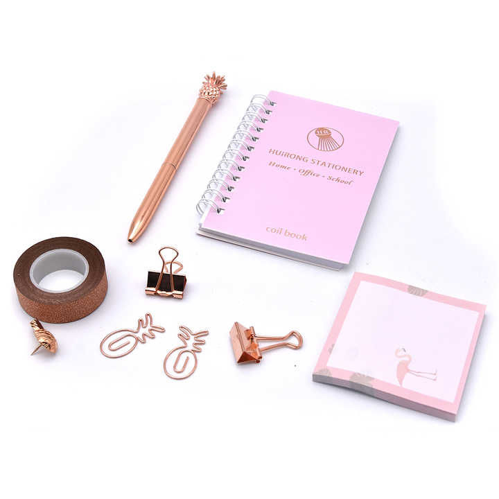 مجموعة مشابك ودبابيس أدوات مكتبية - Stationery Clips and Staples Set