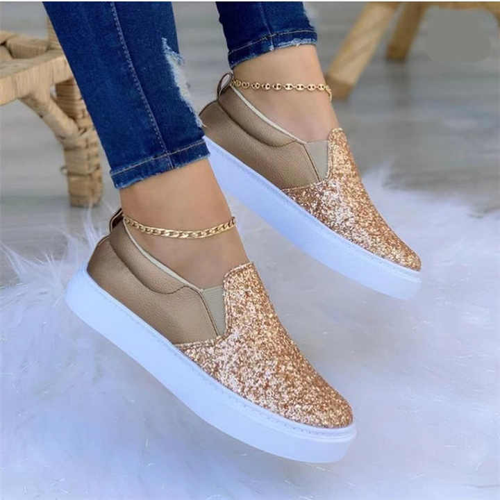 Girls' Sequin Flat Shoes