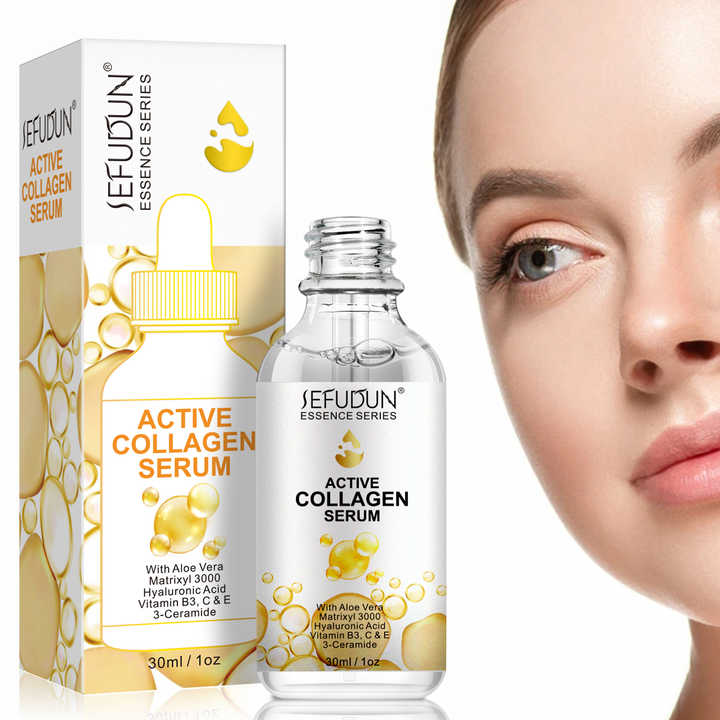 Anti-Wrinkle Effectively Improves Skin Elasticity and Tightness Collagen Face Serum Anti-Aging Collagen Serum