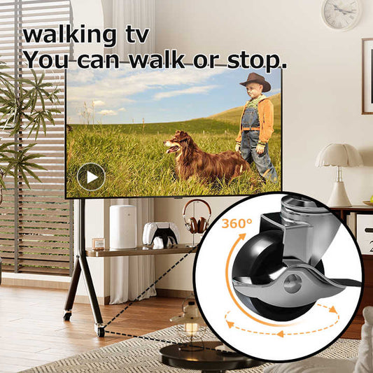 Mobile TV Stand Rolling
