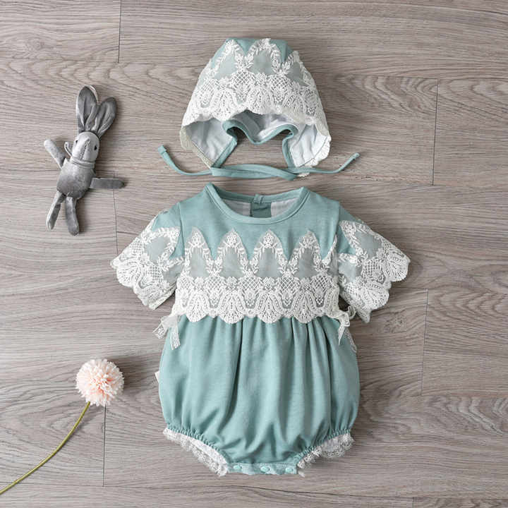 Ruffle With Hat Boutique Toddler Girls Clothes Set-مجموعة ملابس بناتي صغيرة