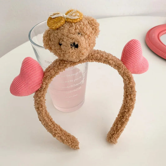 Cute Plush Bear Headband Hair Accessories