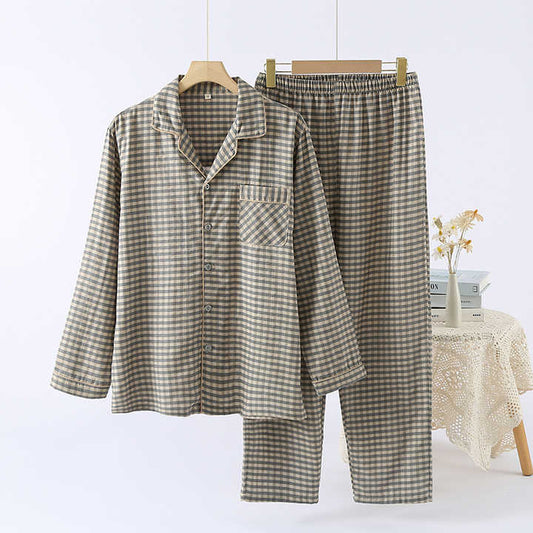 طقم ملابس نوم غير رسمية من قطعتين للرجال . Men's 2 Piece Casual Sleepwear Set