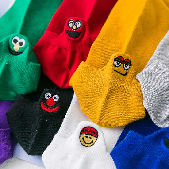 قصيره - جوارب ملونة للكاحل