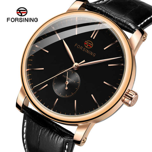 ساعة فورسينينج أوتوماتيكية للرجال مع شعارك . Forsining Men's Automatic Watch with Your