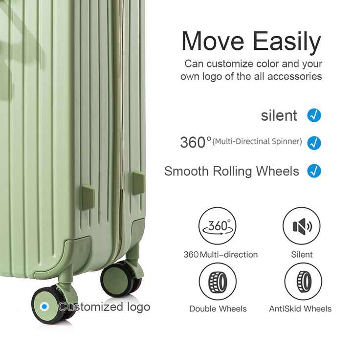 Multifunctional Wide Wheeled Luggage Bag