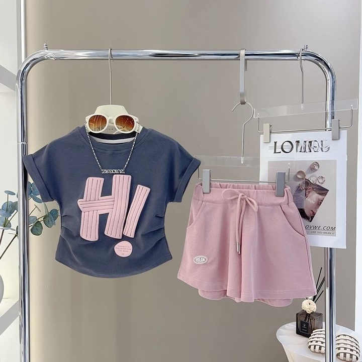 أزياء الصيف مريحة الاطفال 2 قطعة ملابس Hot Sale 2024 Summer Fashion Comfortable Kids 2 Pieces