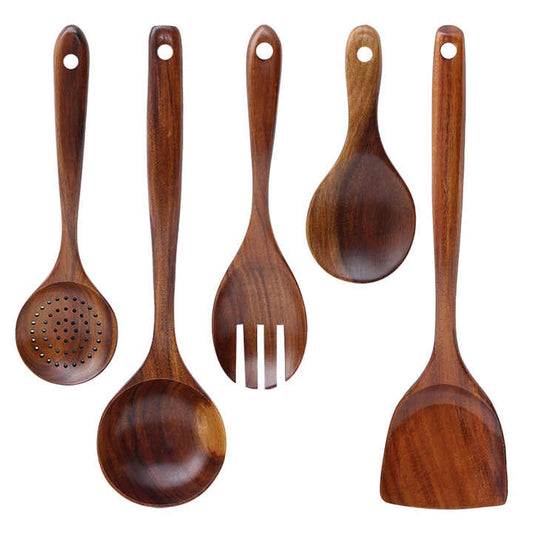 Wooden cooking utensils