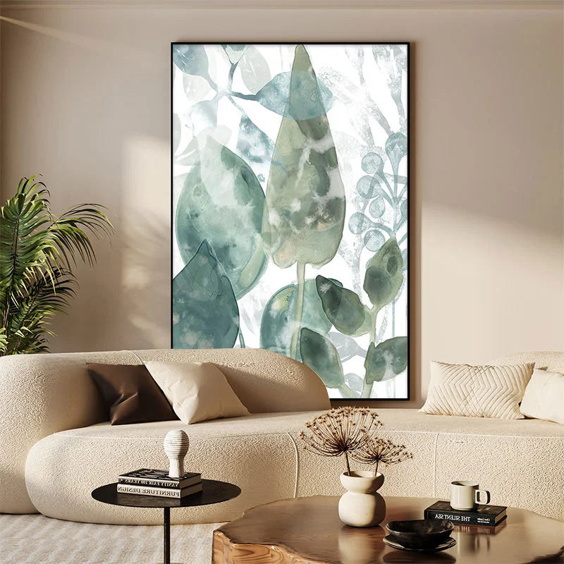 Green natural decor panel