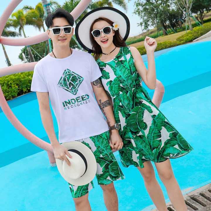 Family clothes suitable for summer holidays