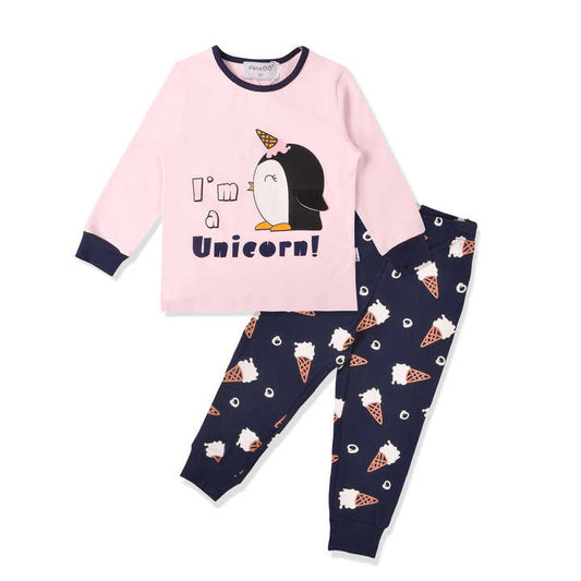 بيجامات بنات مريحه و ناعمه كم طويل