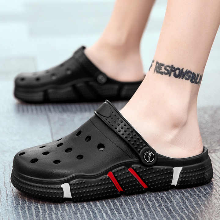 Oversized beach slippers