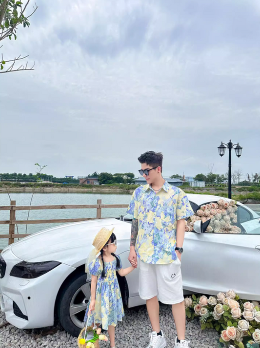 طقم صيفي مشجر انيق - عائله