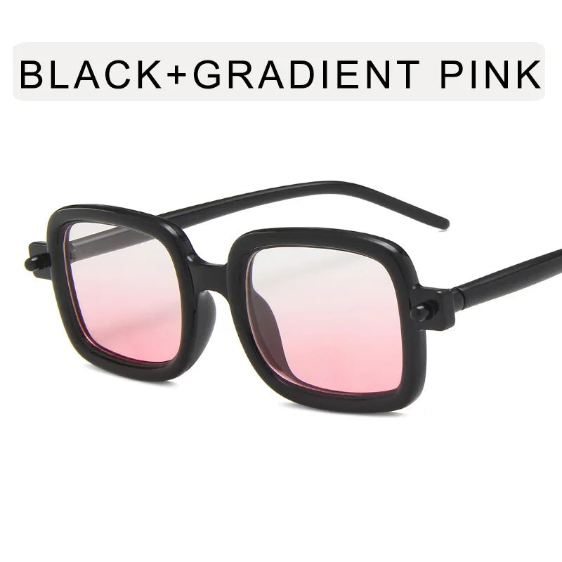 Sunglasses Thick Frame -نظارات شمسية مربعة عتيقة