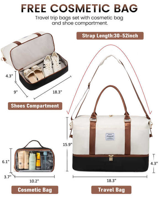 حقائب سفر لعطلة نهاية الأسبوع للنساء