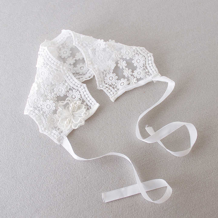 Dresses With Floral Embroidered - فستان معمودية طفل