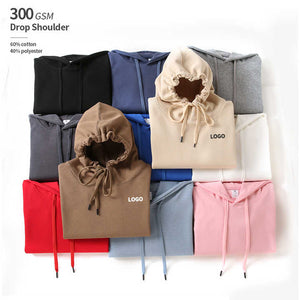 Heavyweight Double Layer Hood Drawstring Pullover