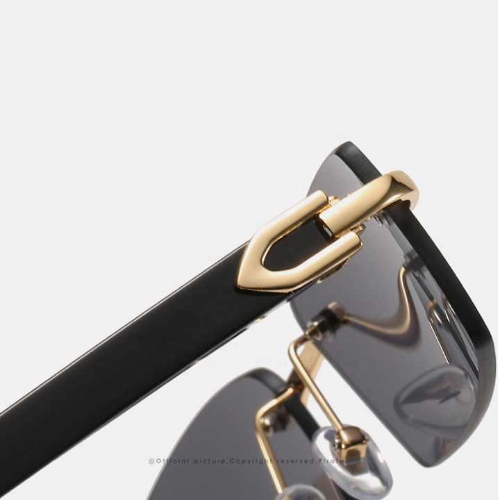 Glasses Trendy Rimless Sunglasses Women