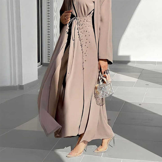 عباية ملونة مفتوحة