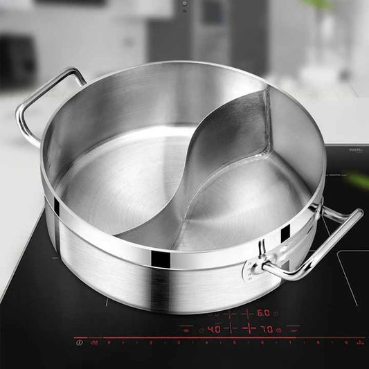 Food Grade Direct Selling Heavy Duty Multipurpose Cooking Pot Soup Pot with Divider