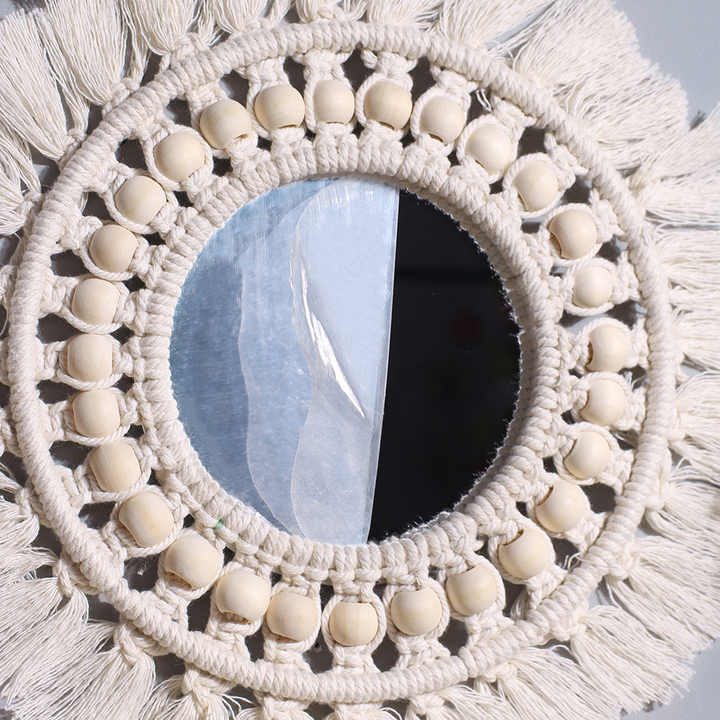 Bohemian macrame home decor hanging tapestry.