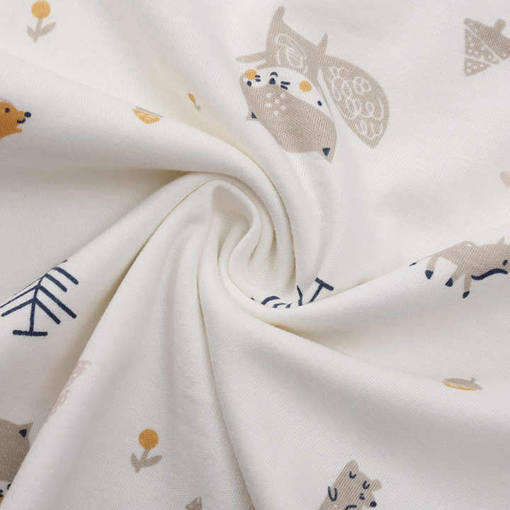 Cotton Jersey Fabric for Baby Clothing - قماش تيري محبوك من ألياف الخيزران