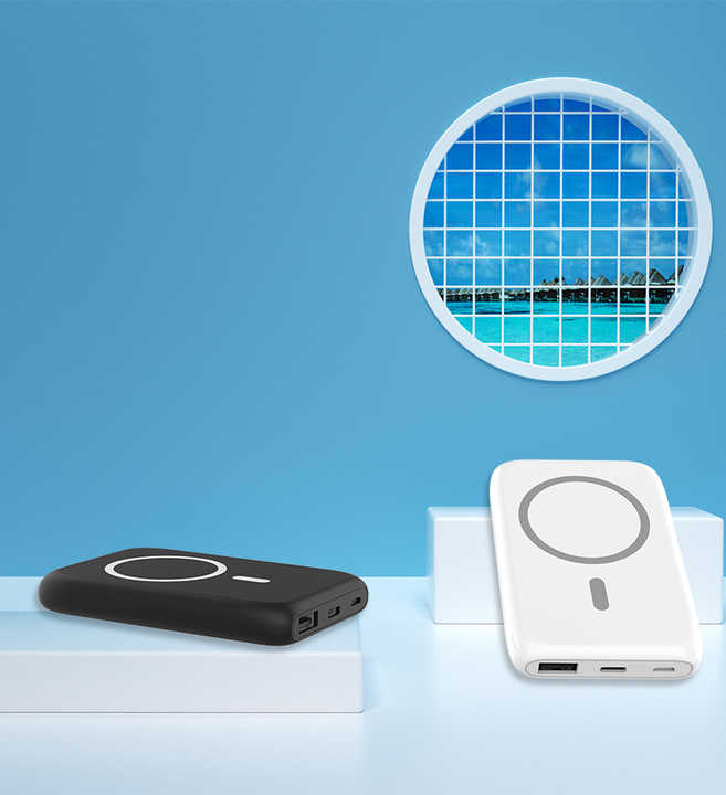 Magnetic portable battery . بطارية محمولة مغناطيسية