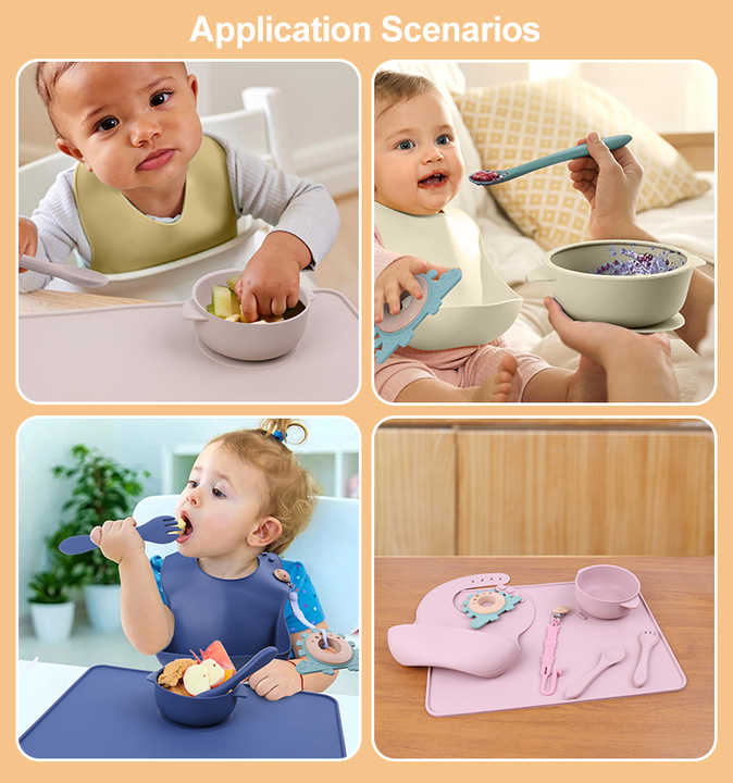 Silicone suction cups for newborns