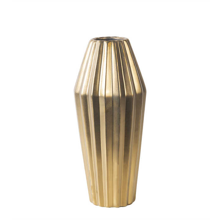 Merlin Petal Vase Living Room Golden Flower Vase Home Decor Modern Luxury Small Vase Light