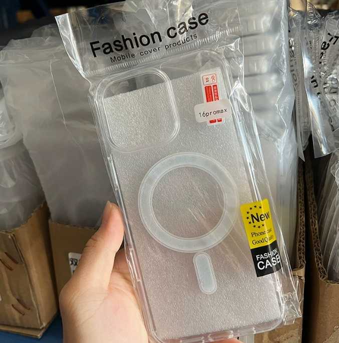 Anti-scratch clear wireless charging case for iPhone.