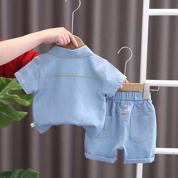 Baby Boys Summer Suit, Baby Boys Summer Denim