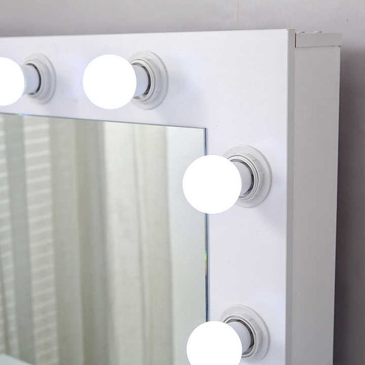 خزانة ومجموعة مرآة بسيطة