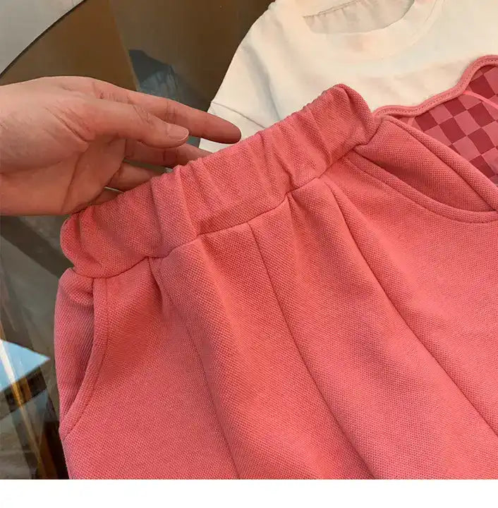 جديد أنيق صيفي للأطفال طقم ملابس للفتيات New Stylish Summer Kids Girls