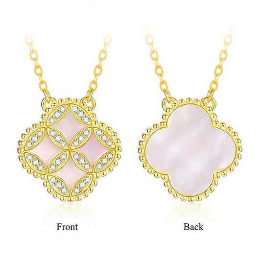 925 sterling silver four leaf shape