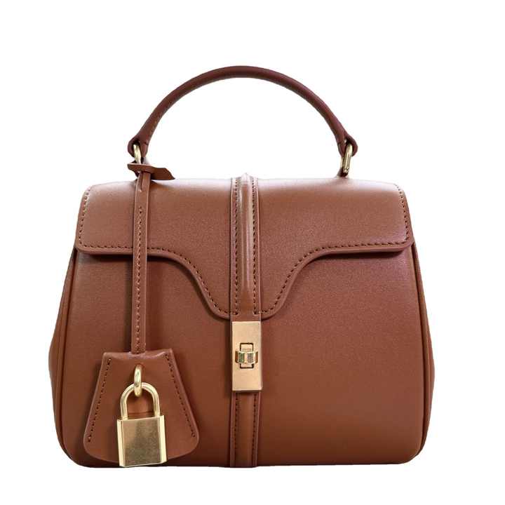 حقيبة توت نسائية من الجلد الأصلي