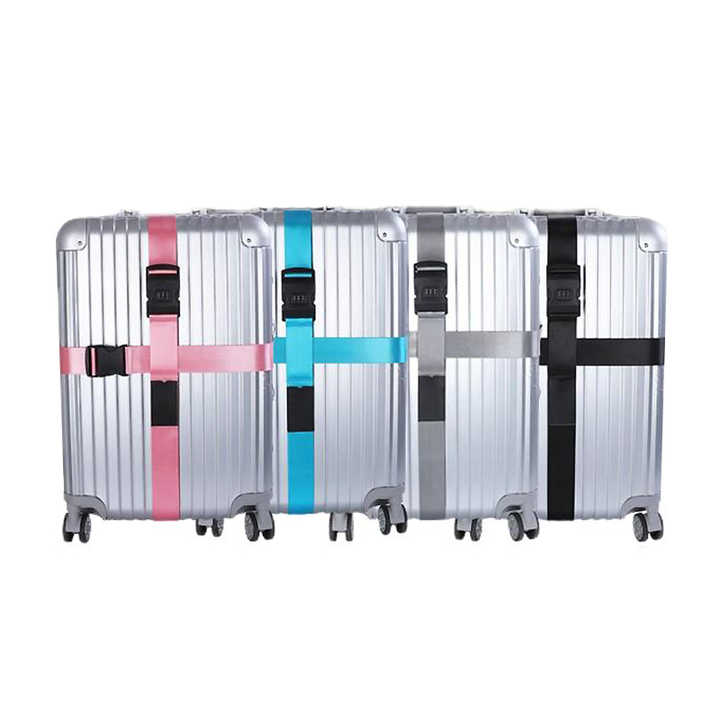 Nylon and fabric luggage belt
