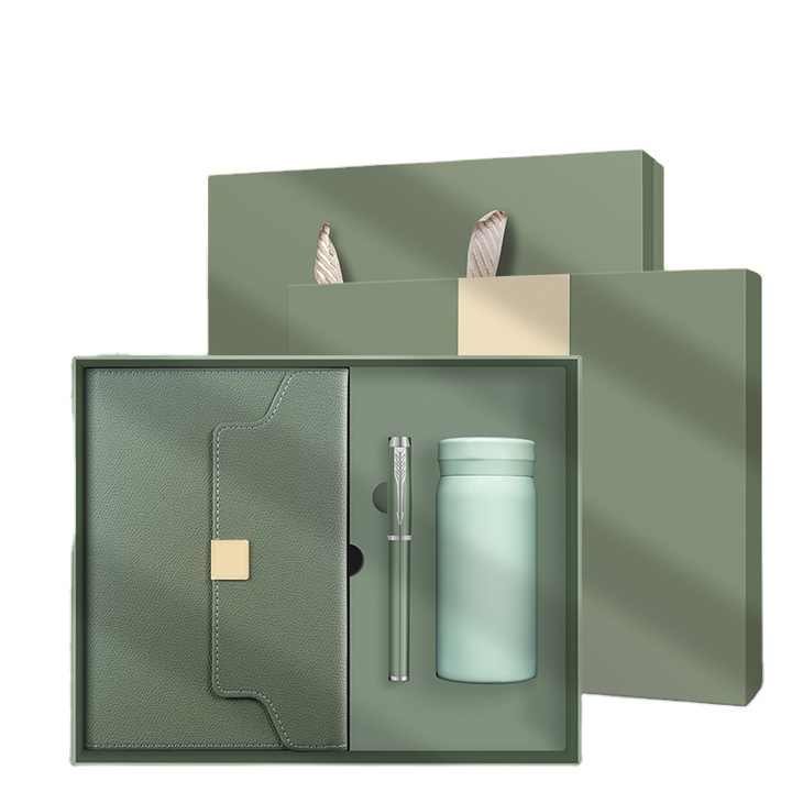 Three fold high quality business notebook stationery office gift a5